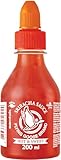 FLYING GOOSE Sriracha scharfe Chilisauce - scharf & süß, orange Kappe, Würzsauce aus Thailand, 1er Pack (1 x 200 ml)
